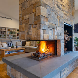 Sculpt Multivision Axis EPI950 Three Sided Wood Fireplace