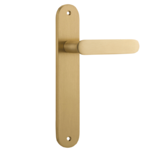 Bronte Levers on Oval Backplate (iver)