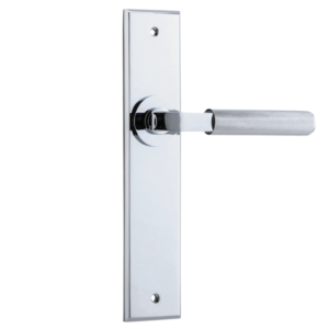 Brunswick Levers on Chamfered Backplate (iver)