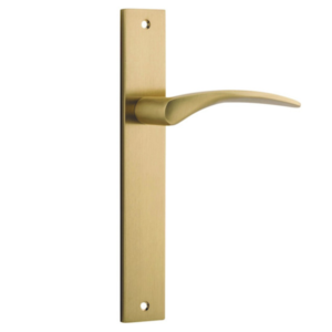 Oxford Levers on Rectangular Backplate (iver)